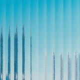 Narrow Reeded decorative glass sample