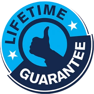 Jim’s Glass lifetime workmanship guarantee