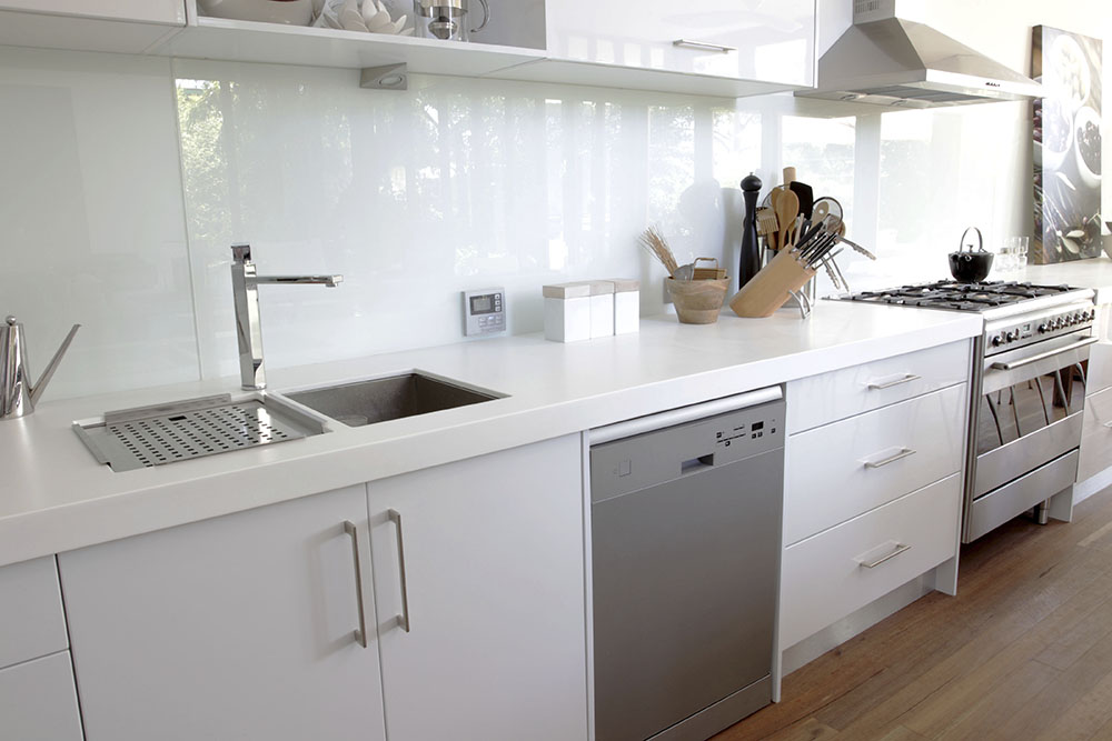 Modern white kitchen