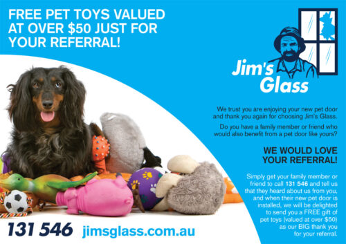 Jim’s Glass is giving away Pet Toys!