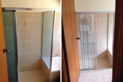 Replace your old wired shower screen with something more contemporary